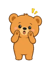 The Cozual bear, waving